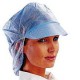 Gorra visera papel c/cofia azul