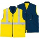 Reversionary high visibility warning waistcoast