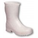 Bota goma m.caña blanca