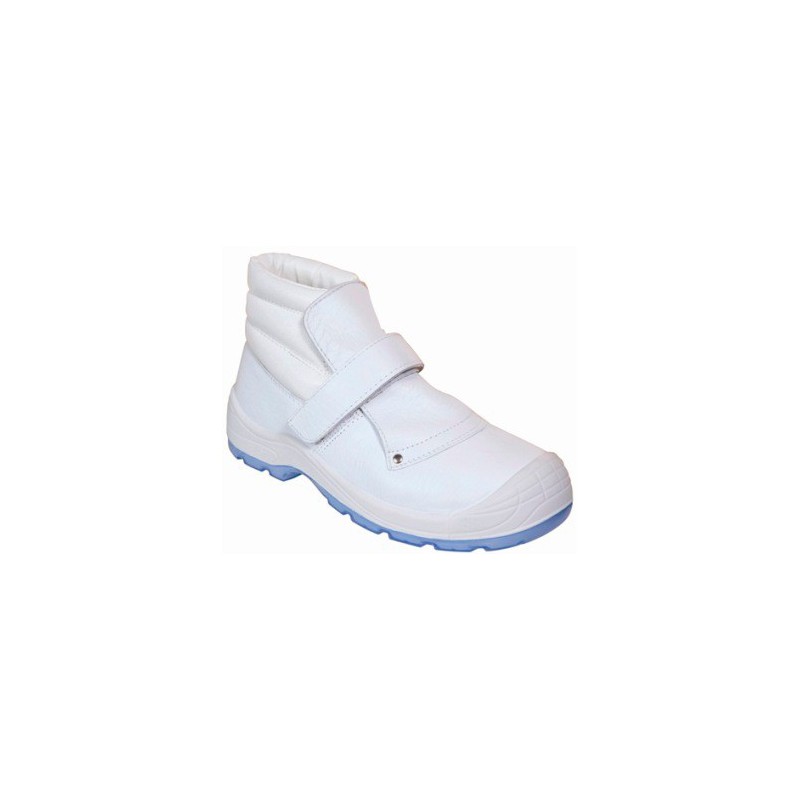Bota Fragua velcro blanca S2