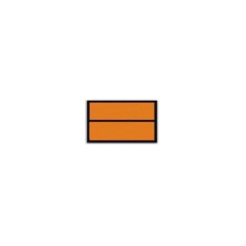 Señal adhesiva naranja 400X300 ADR