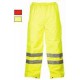 High visibility trousers water yellow