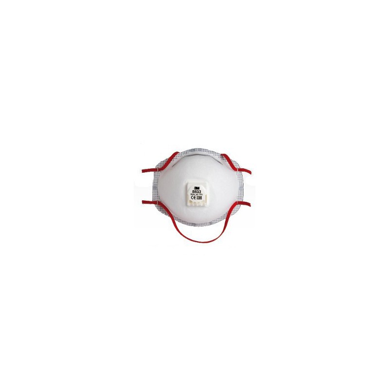 3M mascarilla 8833 FFP3 C/válvula