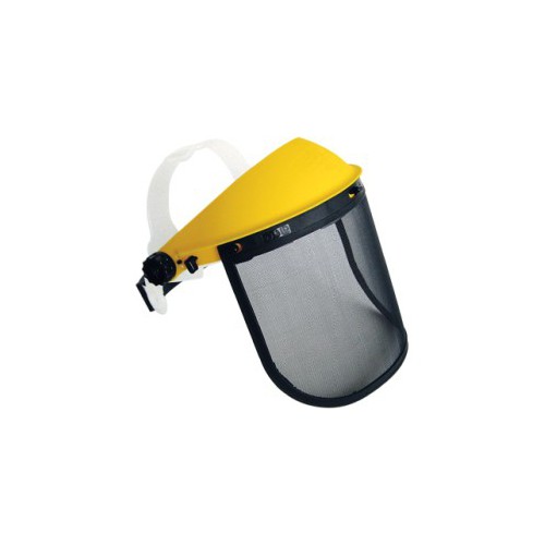 Pantalla metálica para casco