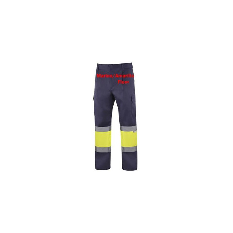 High Visibility trousers navy blue yellow