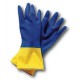 Guante bicolor latex