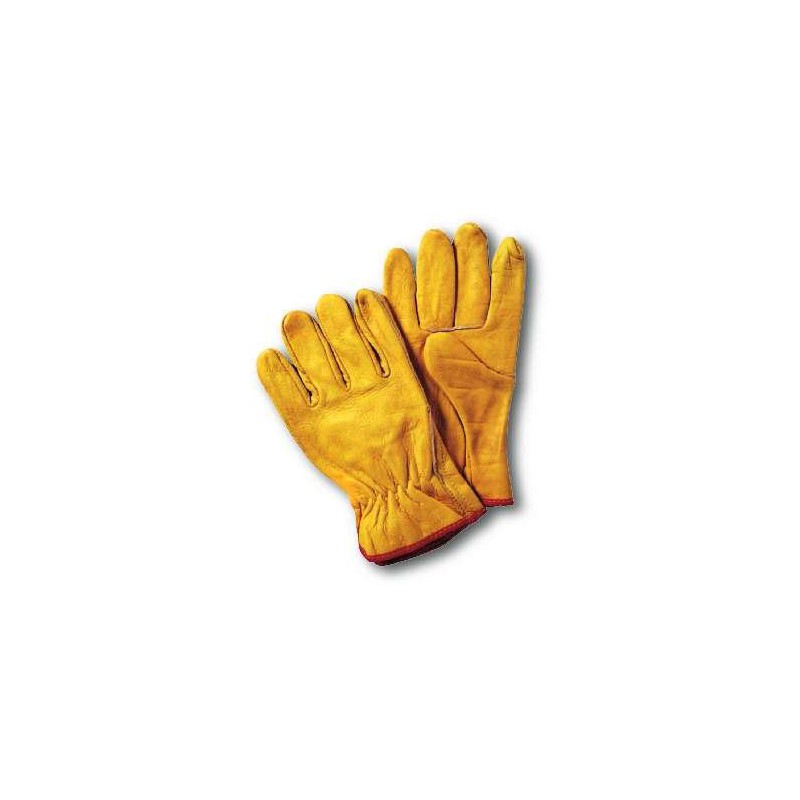 Driver glove, yellow