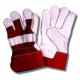 Cow grain leather glove