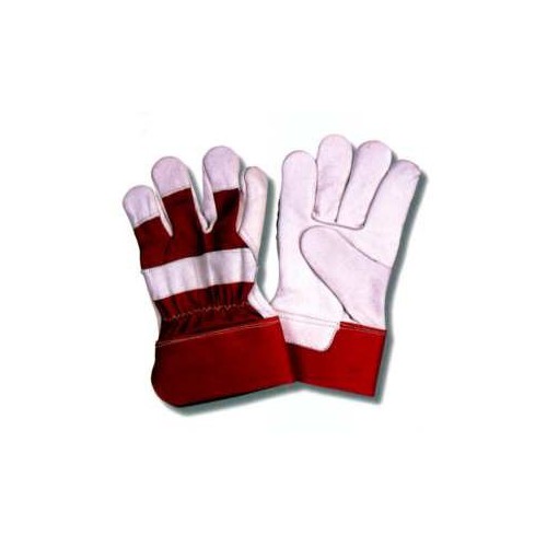 Cow grain leather glove