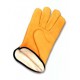 Driver glove with inside lining