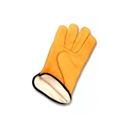 Driver glove with inside lining