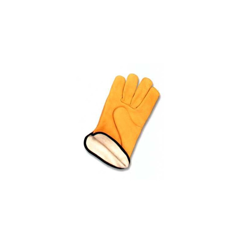 Driver glove with inside lining