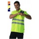 High visibility shirt polyester yellow