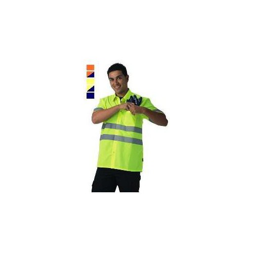 High visibility shirt polyester yellow