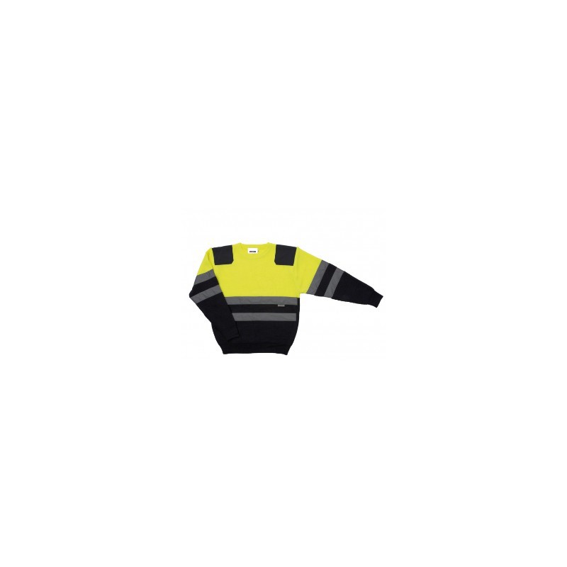 High Visibility swater navy blue yellow