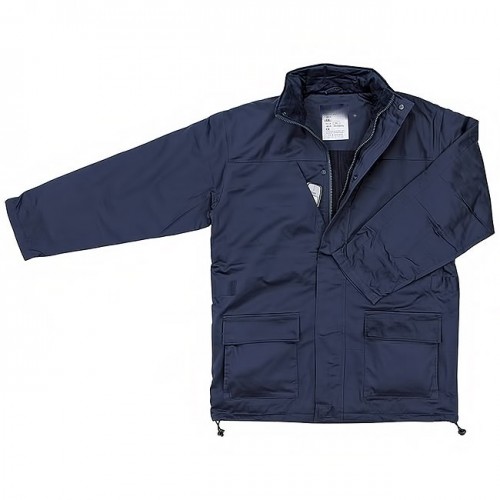 PARKA AZUL 100 % ALGODON