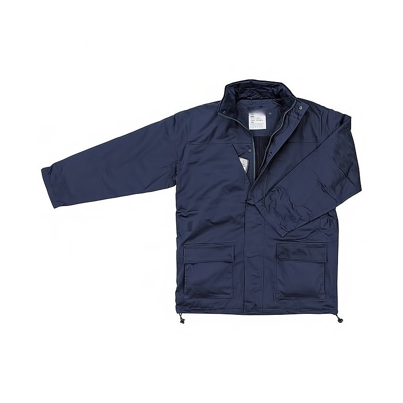 PARKA AZUL 100 % ALGODON