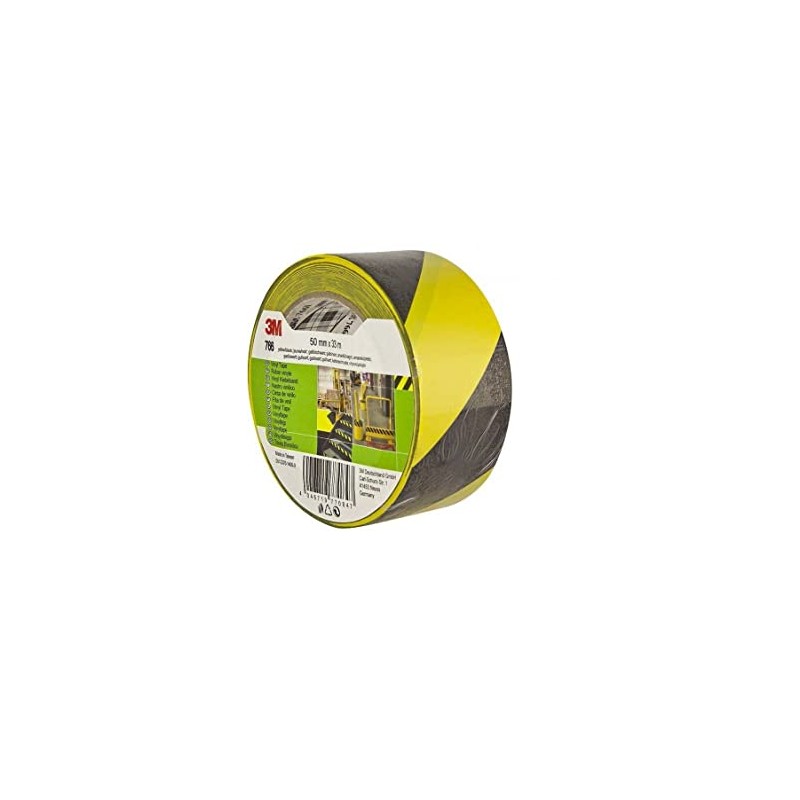 HAZARD WARNING TAPE YELLOW/BLACK